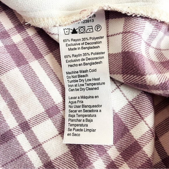 Jachs Girlfriend Pearl Snap Flannel Shirt W/ Pockets Size XXL - Picture 7 of 7